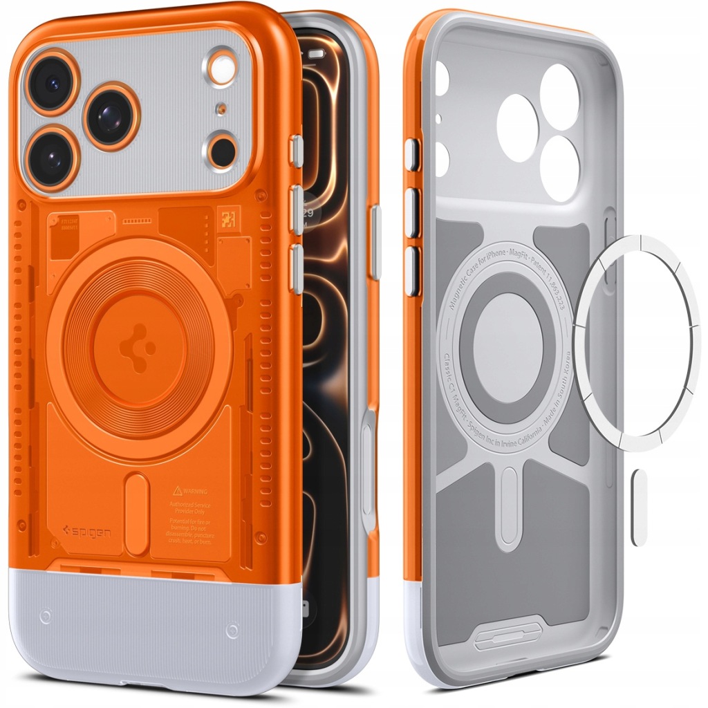 Pouzdro Spigen pro iPhone 17 Pro Max, zadní kryt MagSafe, stylové, hybridní