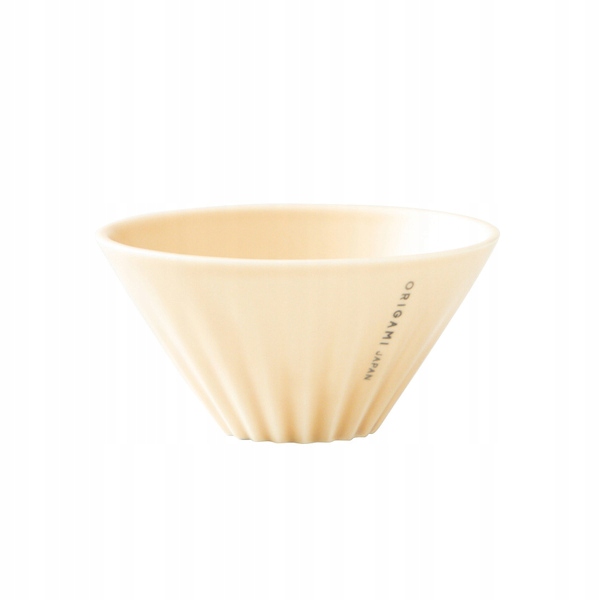 Origami Dripper Na Čaj Porcelánový Matný Béžový