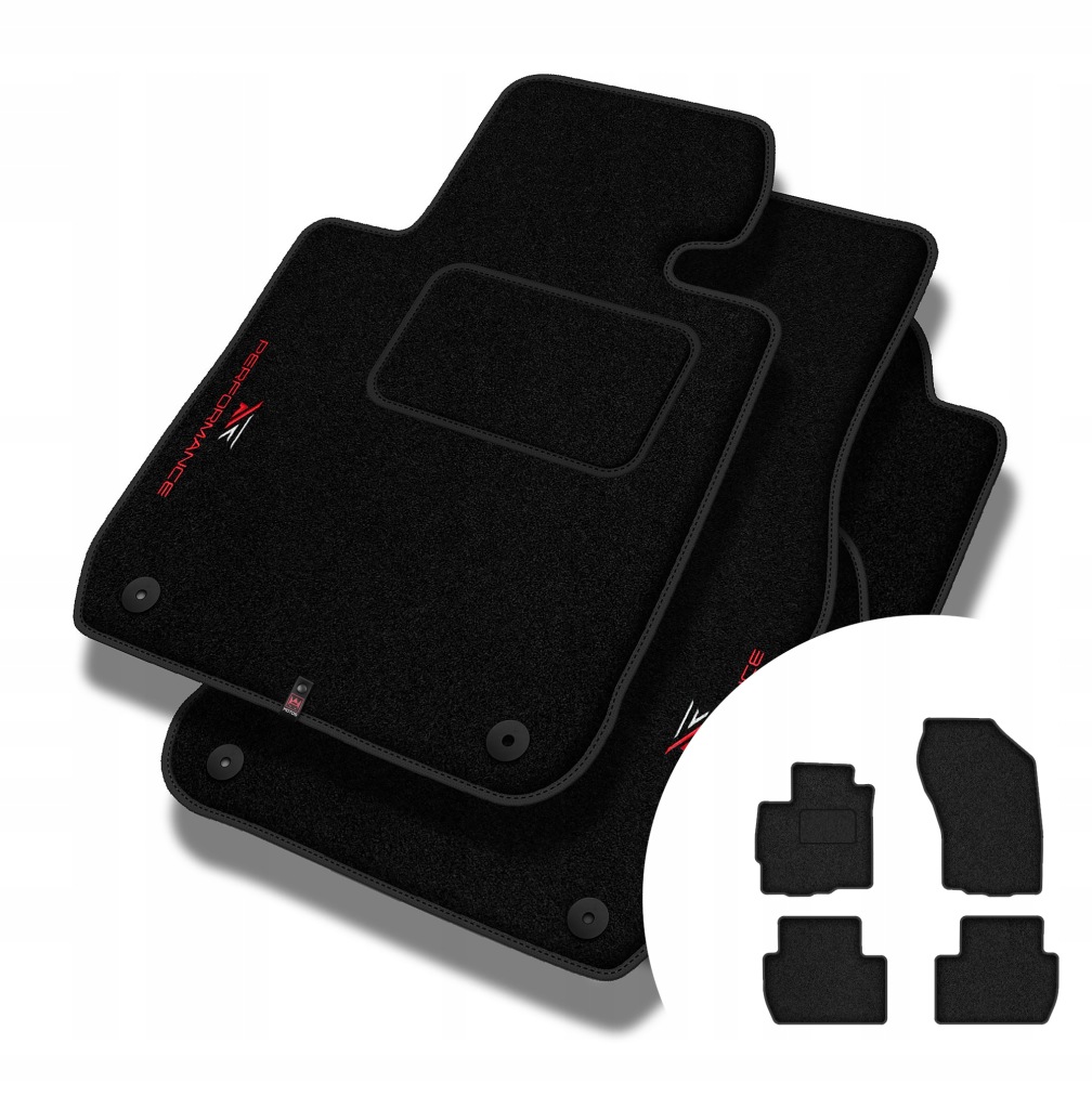 Velurové koberce Performance pro Mitsubishi Outlander III 2012-2021