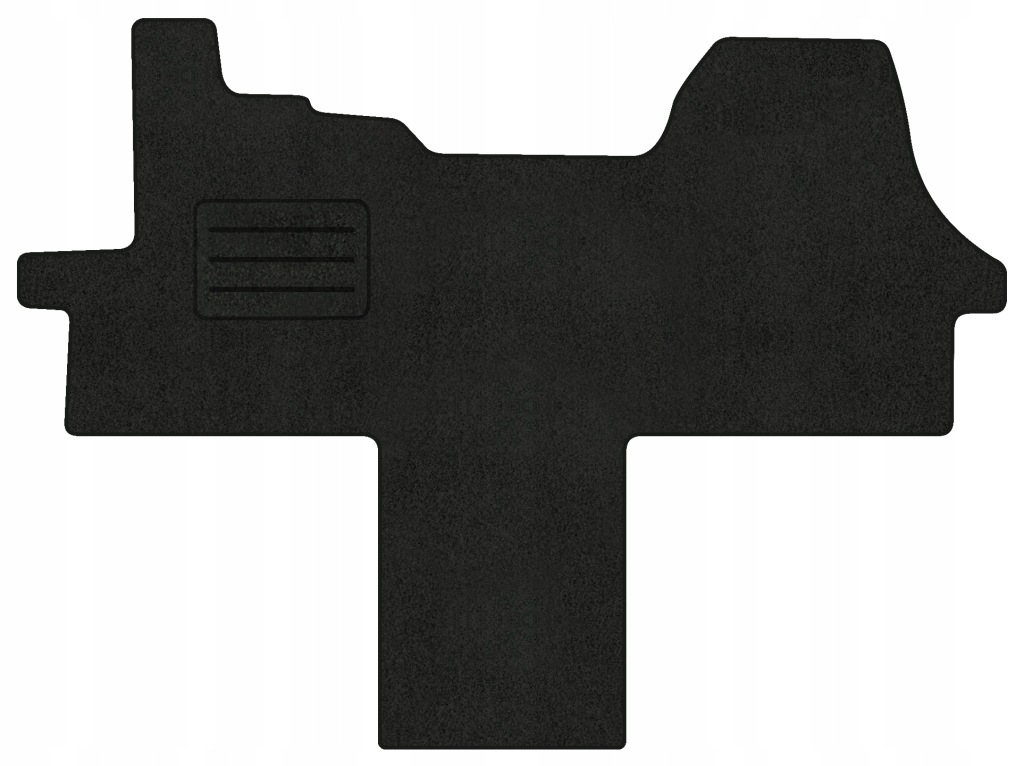Velurové koberce Lux pro Fiat Ducato III Dlugi (2006-2021) Komplet Černé