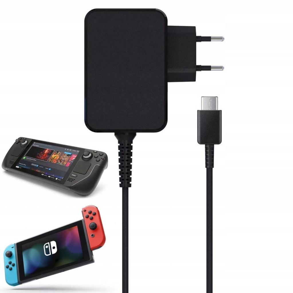 Zdjęcie okazji: ⚡️ MEGA OKAZJA! Ładowarka 65W USB-C do Nintendo Switch (LCD/OLED/Switch 2) + Kabel GRATIS!