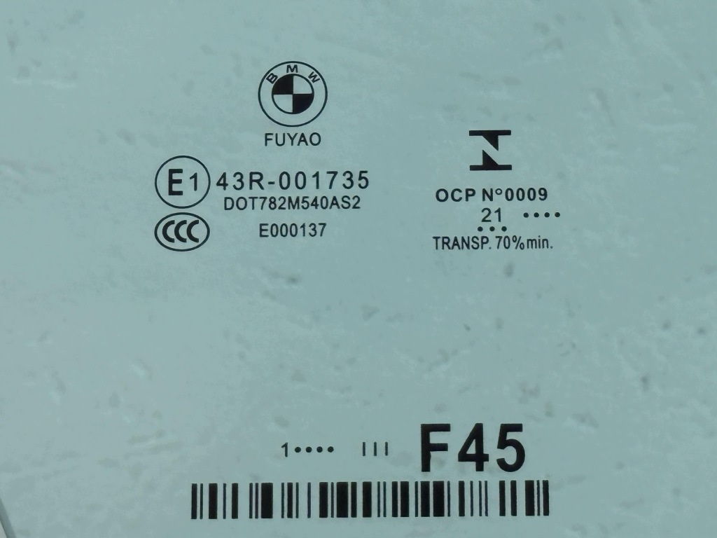 BMW 2 F45 F45 LCI Szyba Drzwi Przednich Prawa Nowa FUYAO OE 7296392 — zdjęcie 4