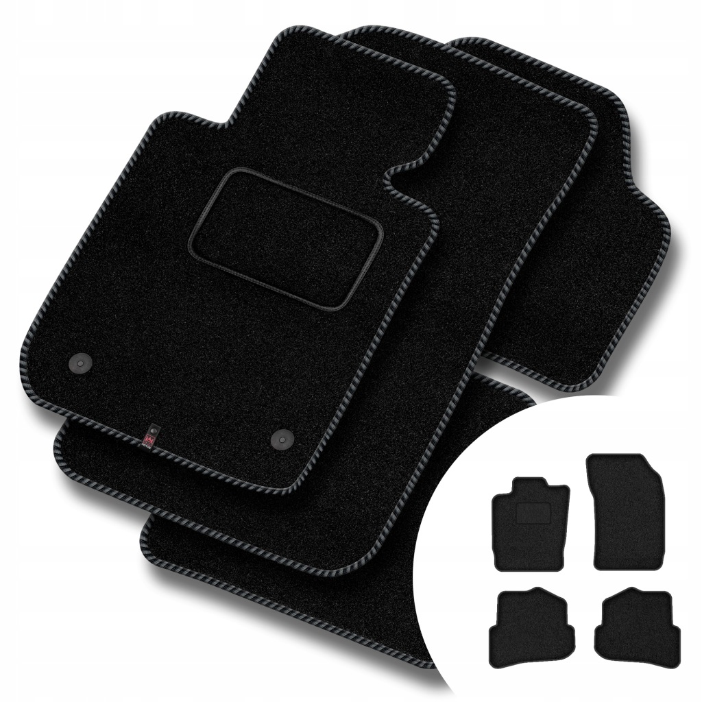 Velurové koberce Streak pro Audi A2 2000-2005
