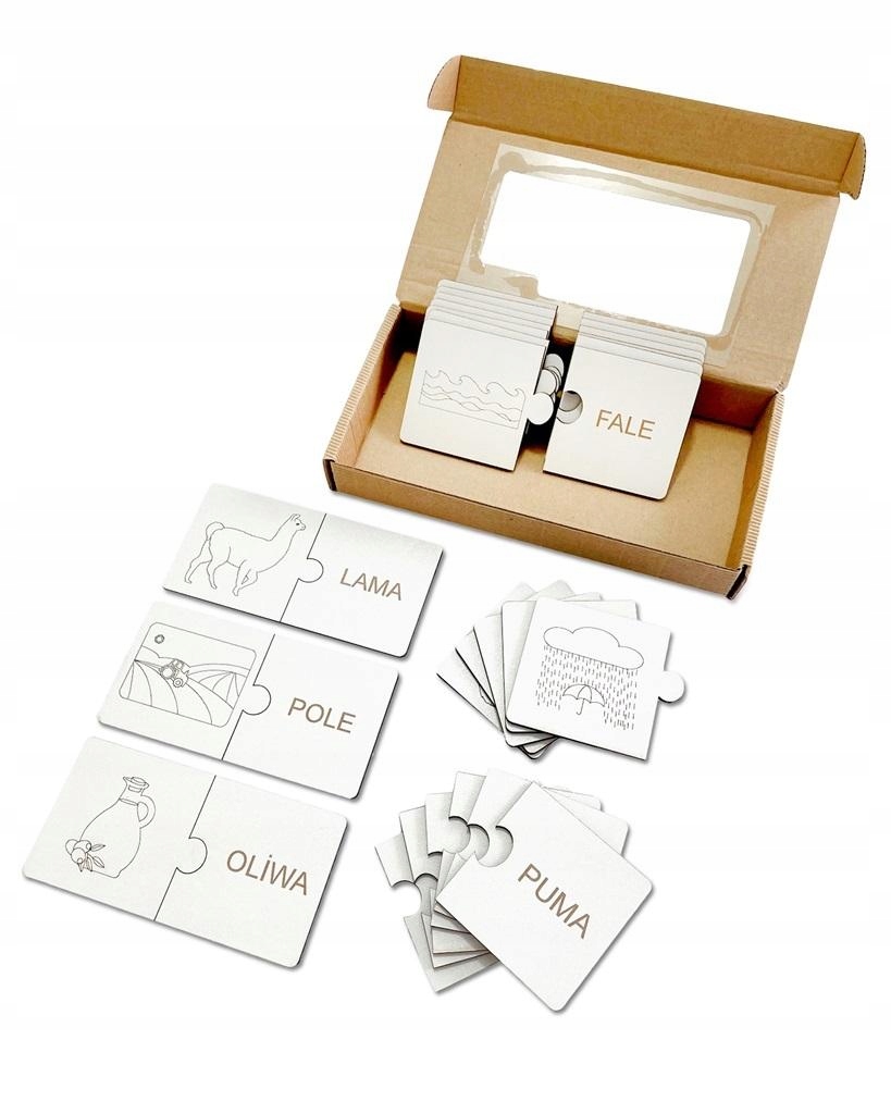 Skládačka Kreativní zábava Puzzle Manuální hra Učení Slov pro malé děti