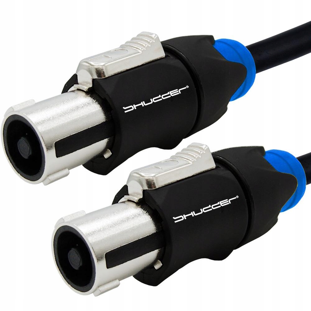 Kabel Speakon 10 m Ofc bavlna, kovový trn Shudder