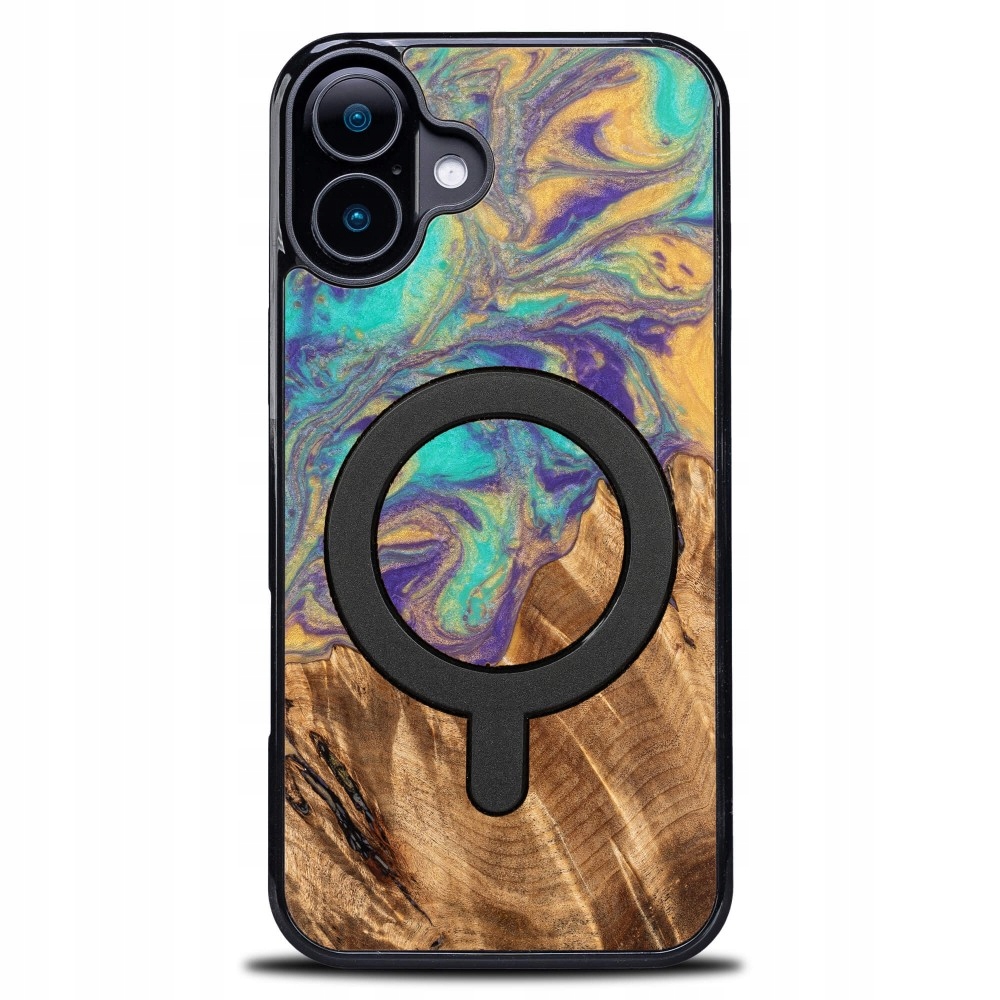 Pouzdro Bewood Unique pro iPhone 16 Plus Planety Merkur s MagSafe