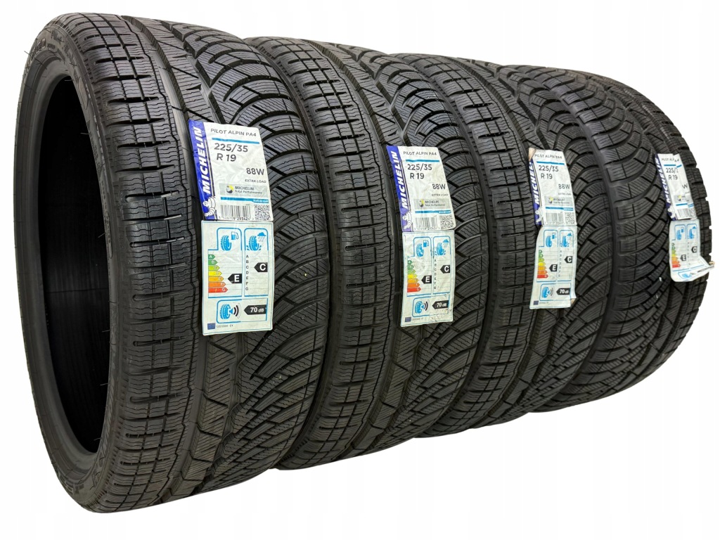4 x Opony Michelin Pilot Alpin PA4 225/35R19 88W XL Nowe — zdjęcie 2
