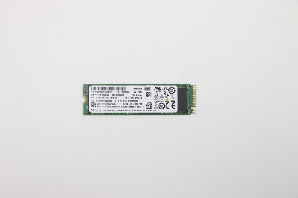 Lenovo Ssd M.2 PCIe NVMe Fru Ssd