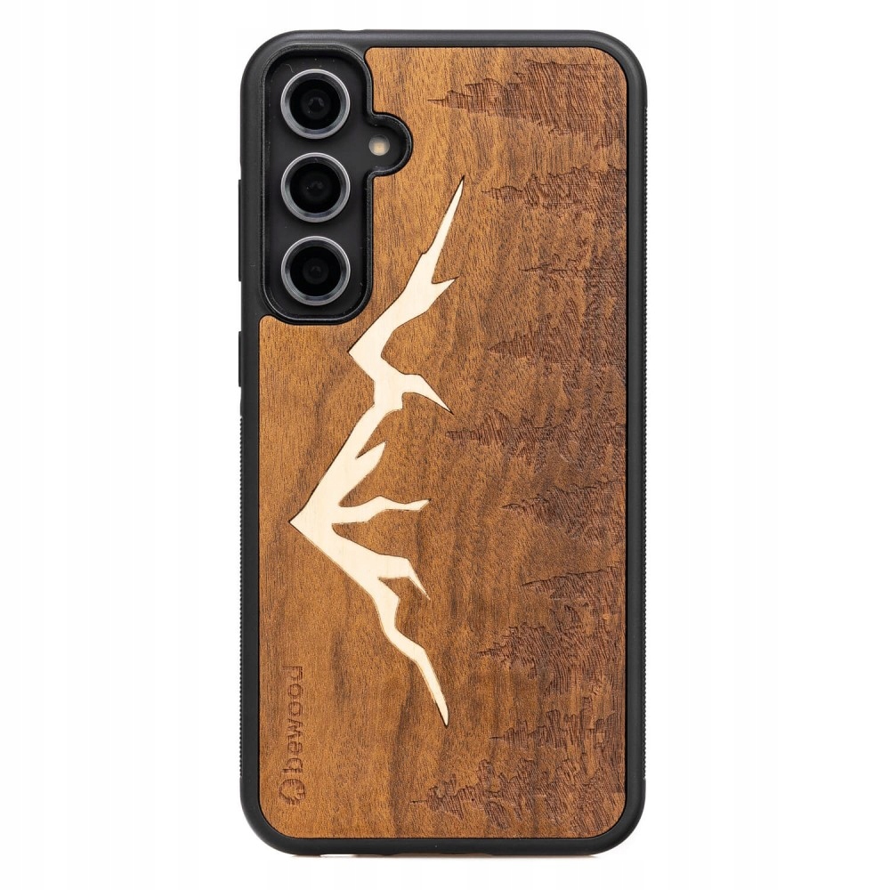 Dřevěné Pouzdro Bewood pro Samsung Galaxy S23 Fe Hory Imbuia