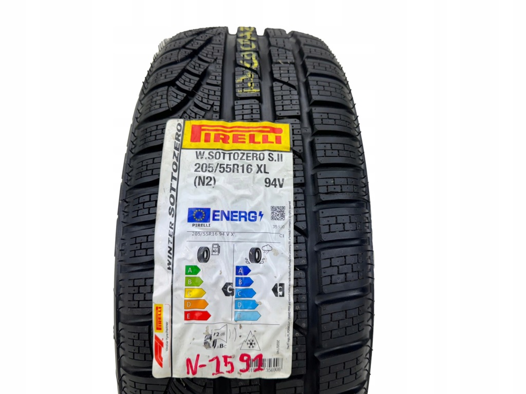 4x Pirelli Winter Sottozero Serie II XL 205/55R16 94V N2 Porsche Nowe — zdjęcie 9