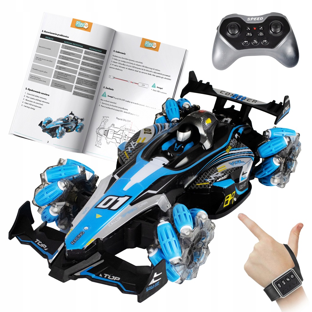 Auto na dálkové ovládání Velké autíčko auto ovládané gesty Drift Rc