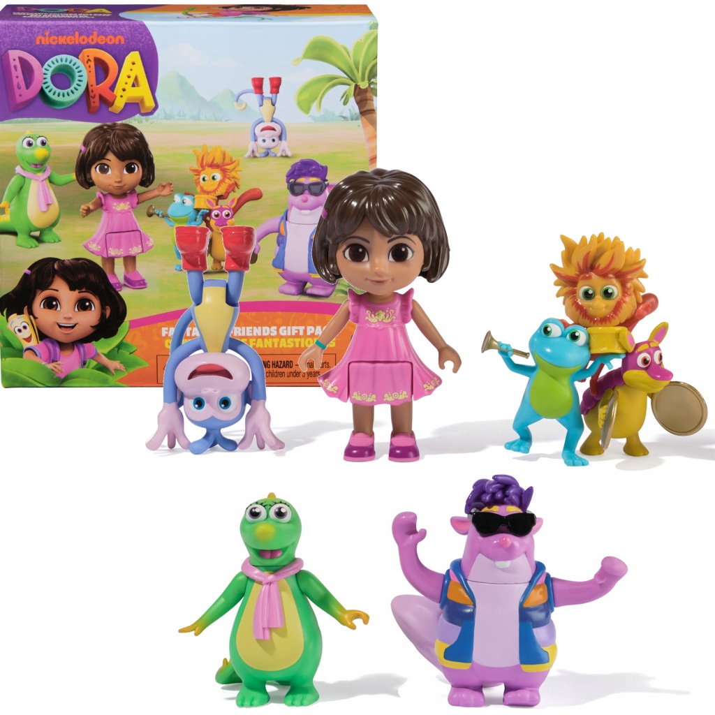 Dora Poznává Svět Figurek, Sada 5 Figurek, Fantastičtí Přátelé
