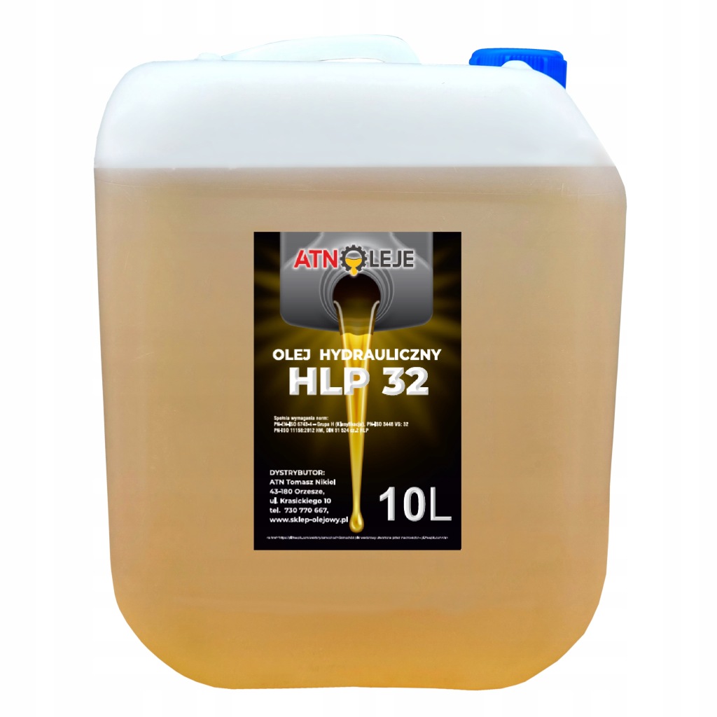 Zdjęcie okazji: Olej hydrauliczny Hlp 32 10L Hm/HLP 32 Vg 32 Din 51 524 cz.2 Hlp