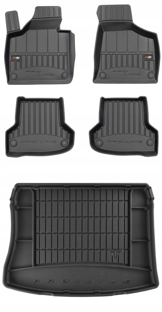 Set 3D Koberce a rohož do kufru Audi A3 8P Quattro 2003-2013 hatchback