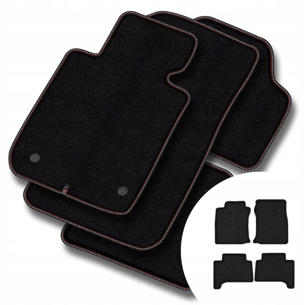 Velurové koberce Premium pro Toyota Land Cruiser J120 2002-2010 5 dveře