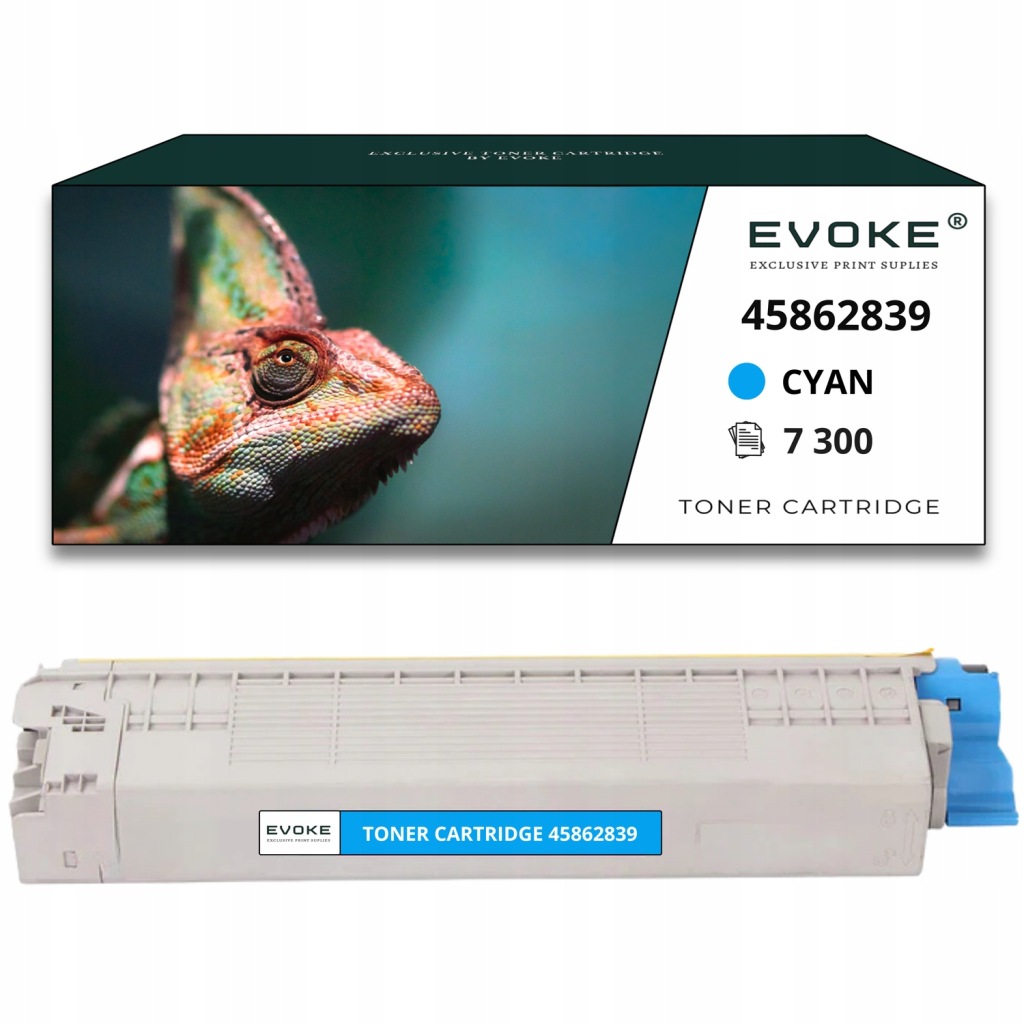 Toner do tiskárny Oki MC853 modrý 7300 stran 45862839