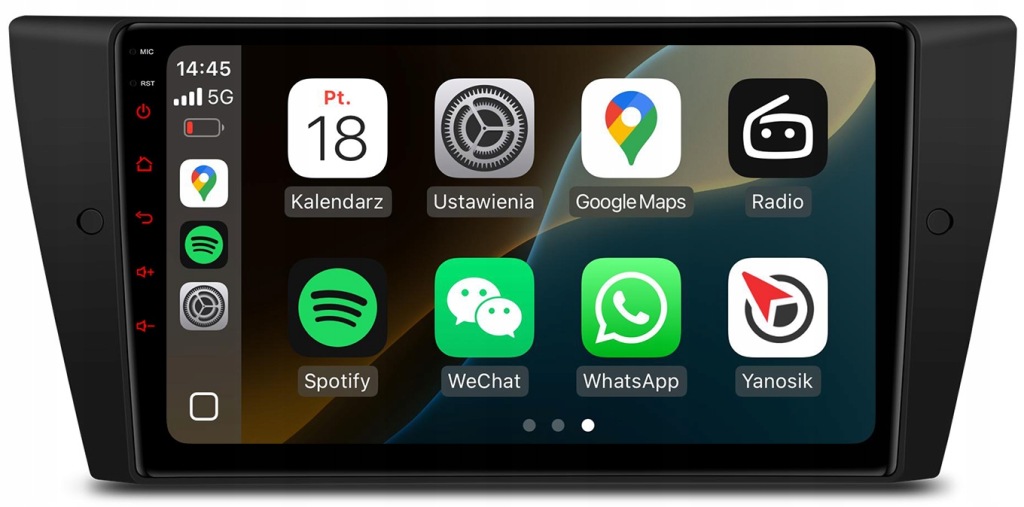 Bmw E90 E91 E92 Moderní Android Rádio Navigace Carplay Mapy