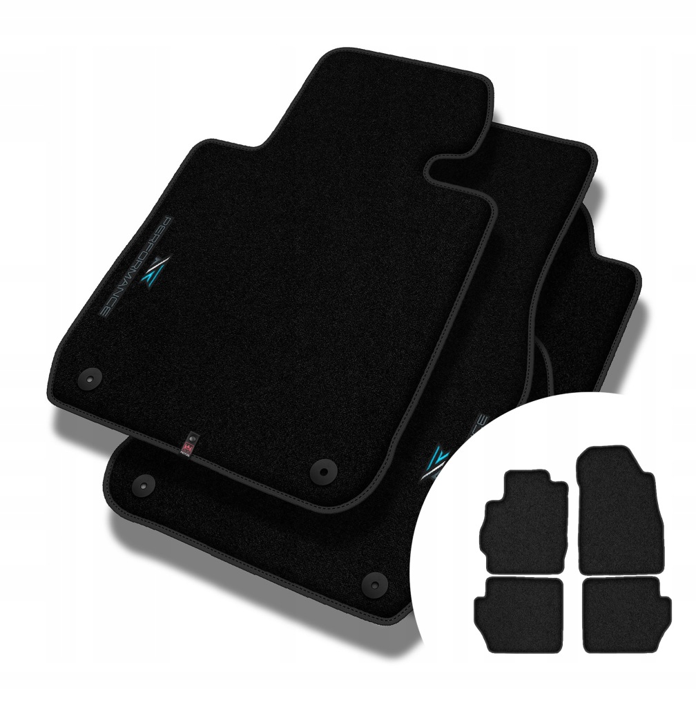 Velurové koberce Performance Premium pro Mazda 2 II 2007-2014
