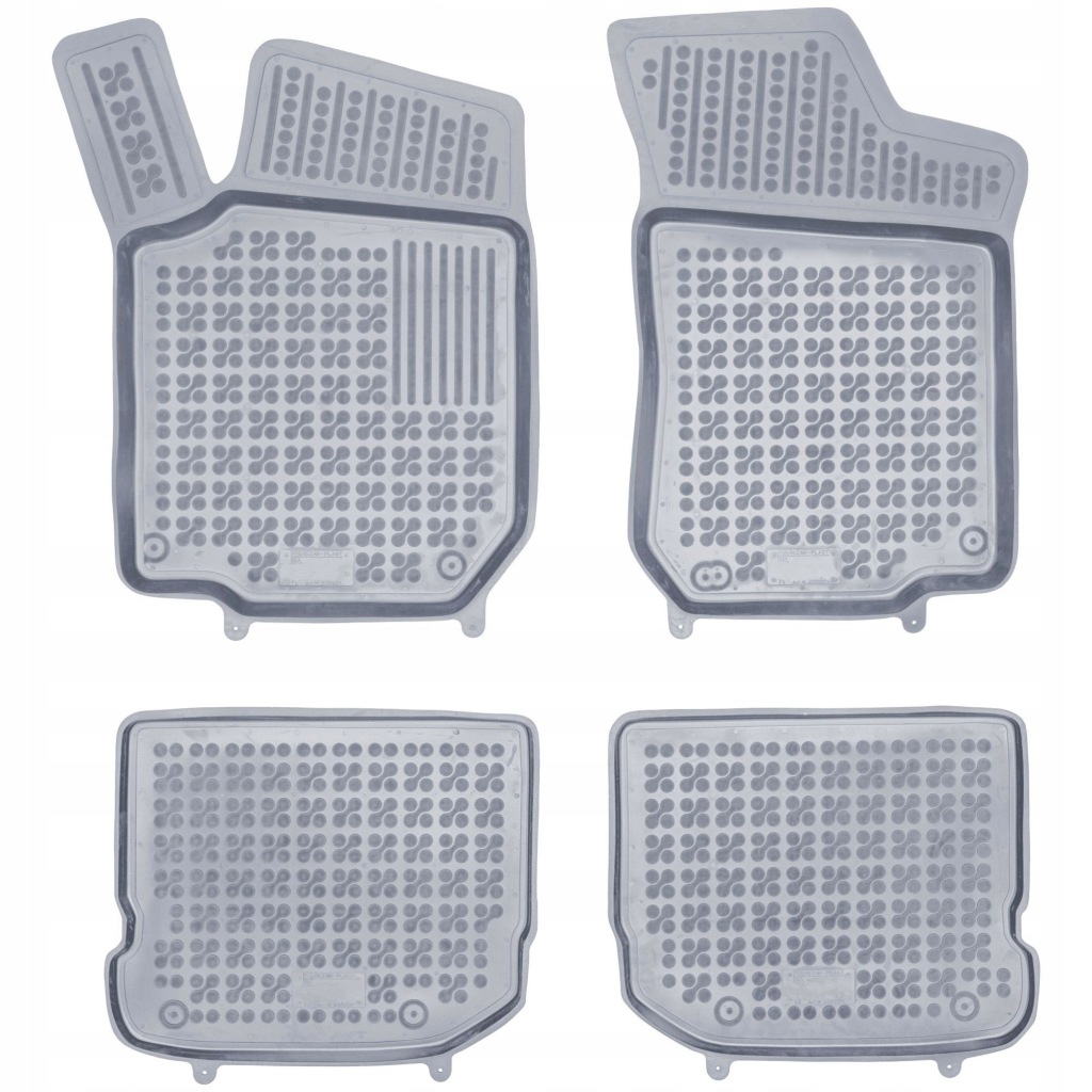 Gumové koberce šedé Seat Leon I (MK1) 1999-2005