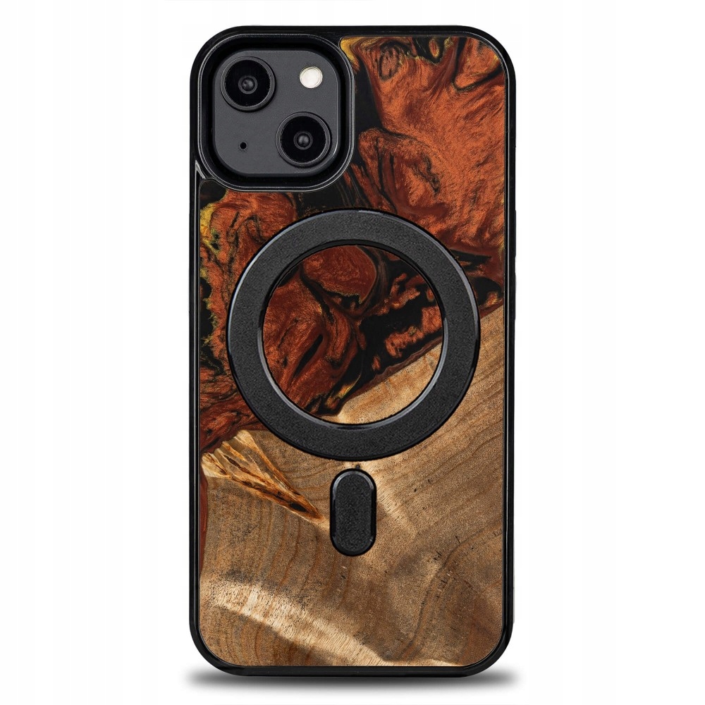 Pouzdro Bewood Unique pro iPhone 15 – 4 živly – Oheň s MagSafe