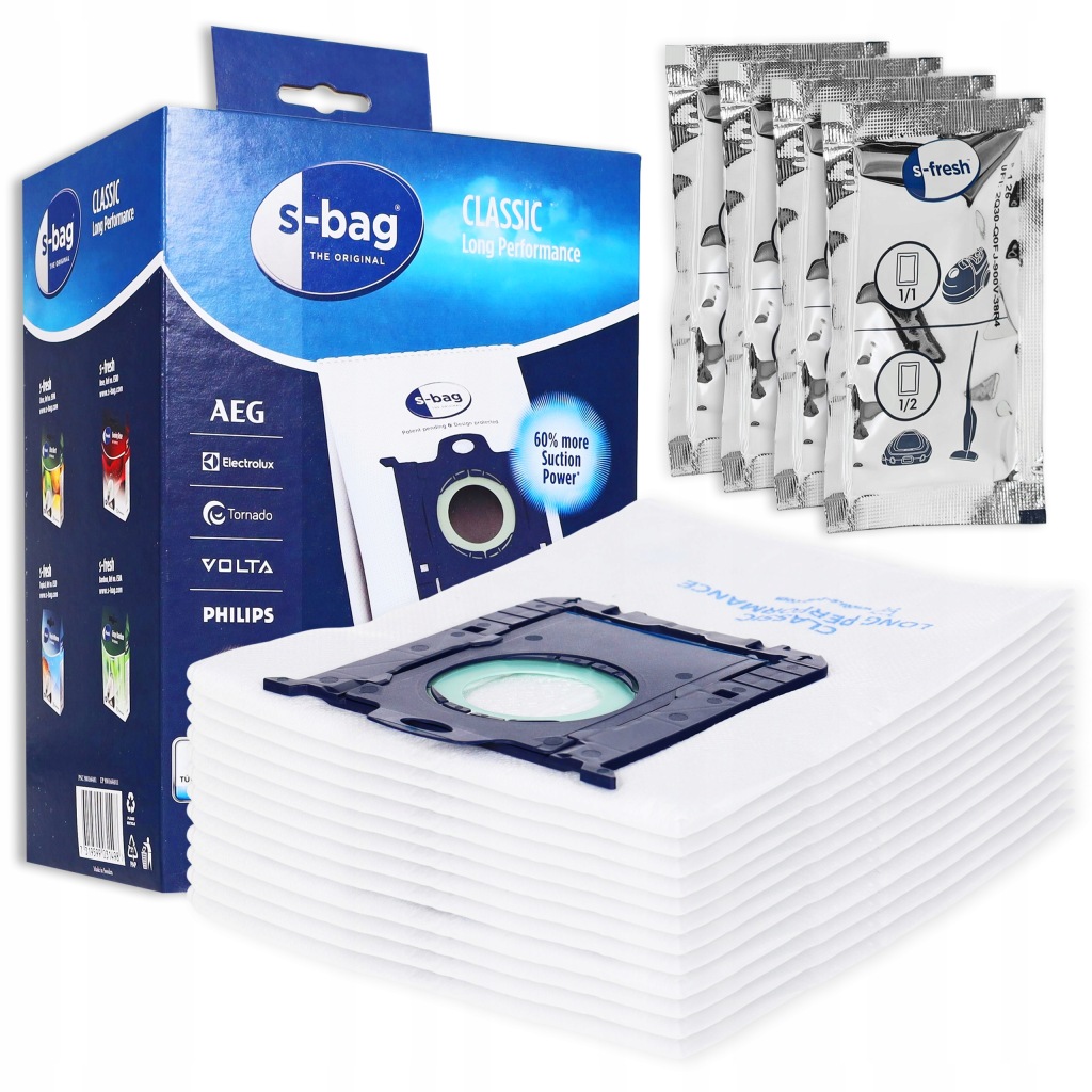Sáčky S-bag E201S x12 vůně vysavače Electrolux ZUS3385P