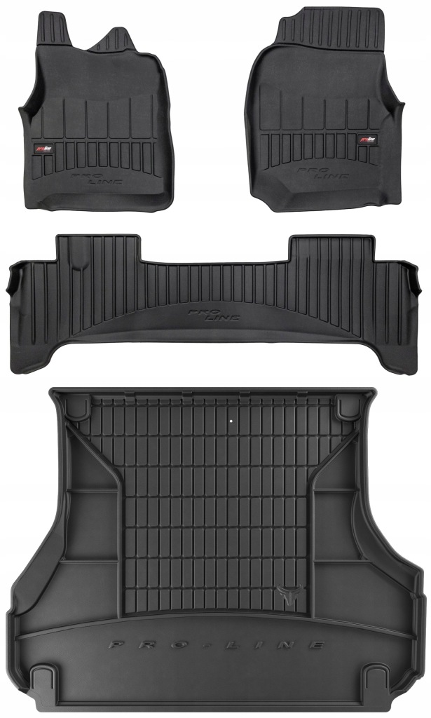 Set 3D gumové rohože Toyota Land Cruiser J100 1998-2007