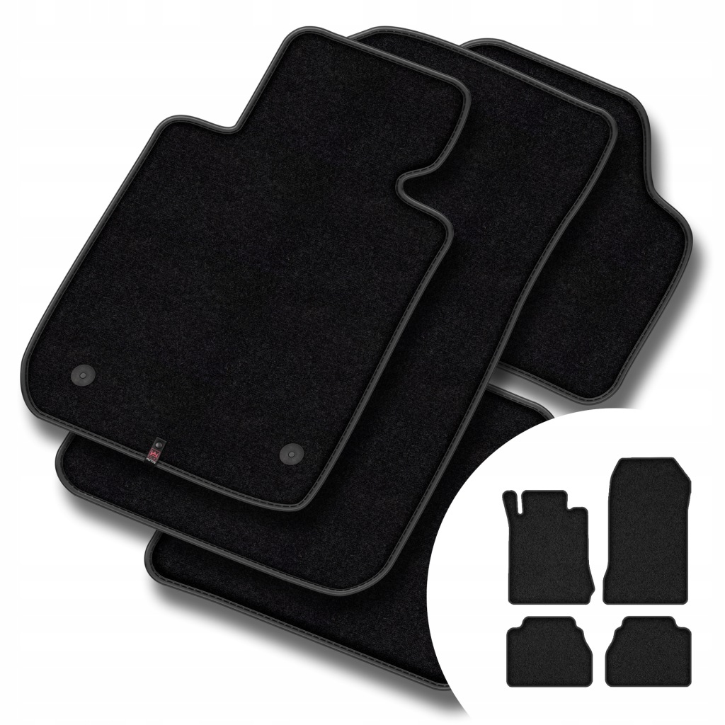 Prémiové velurové koberce pro Mercedes-Benz třídy E W210 1995-2003