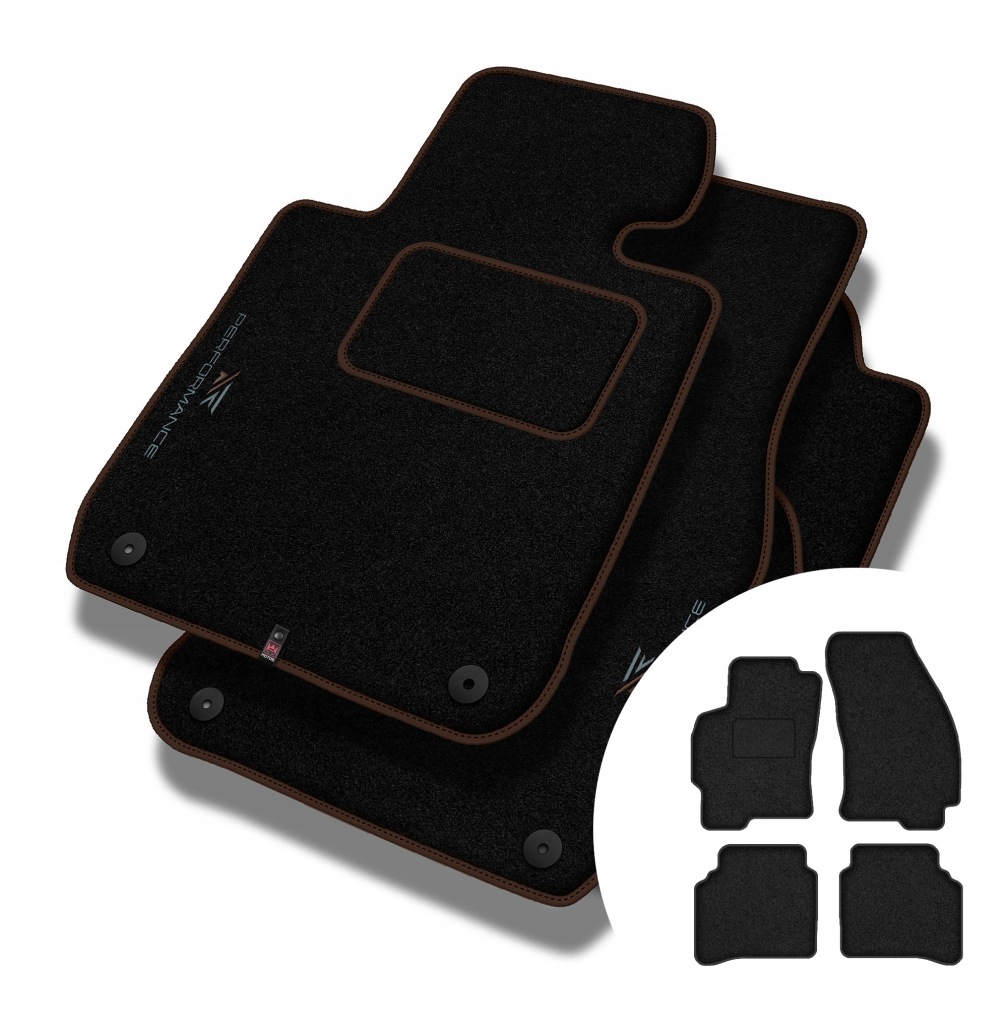 Velurové koberce Performance pro Ford Mondeo III 2000-2007 2 stopky