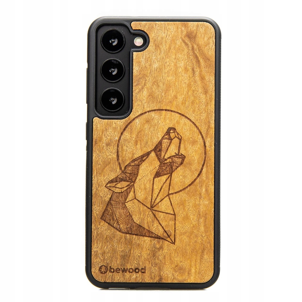 Dřevěné Pouzdro Bewood pro Samsung Galaxy S23 Wilk Imbuia