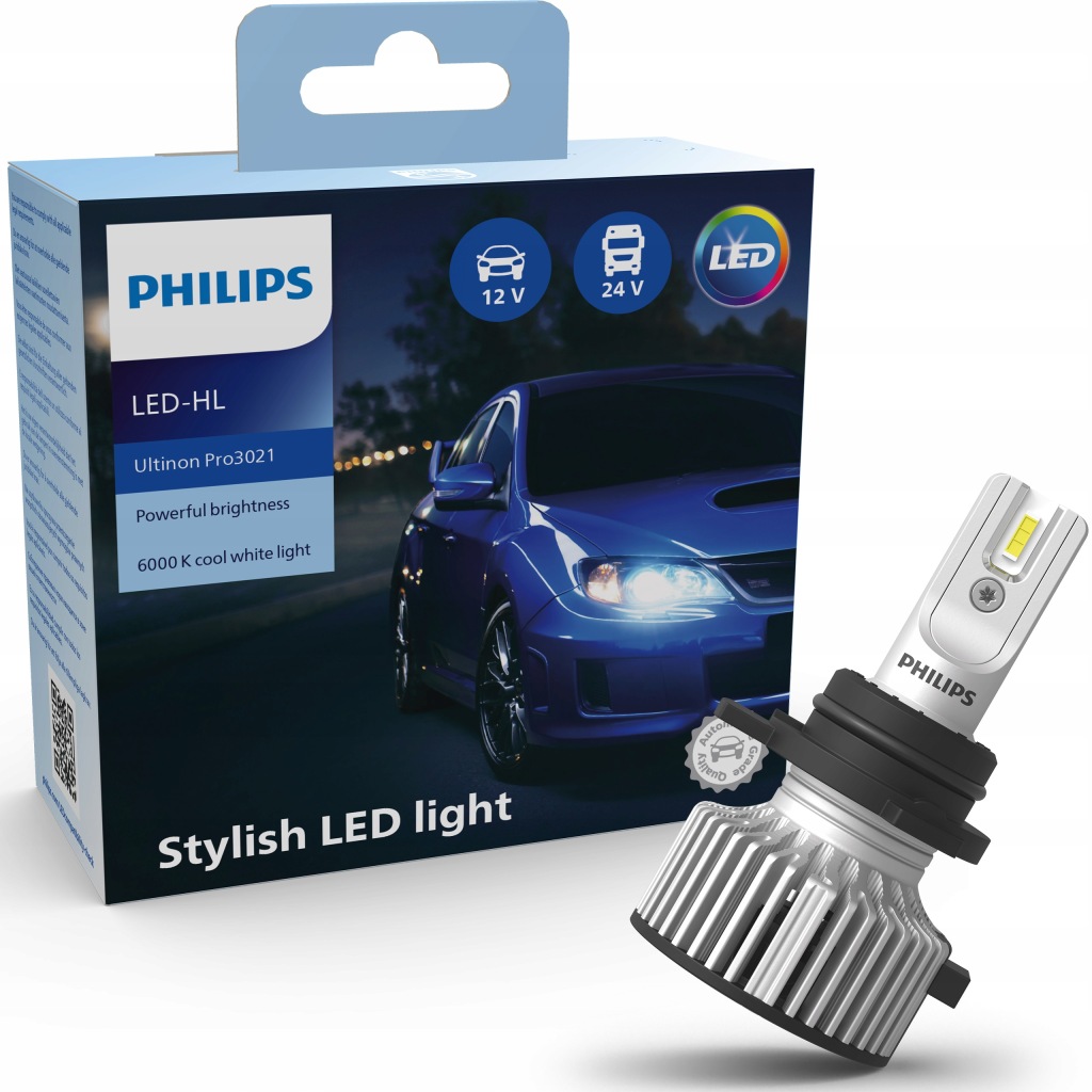 Philips Led žárovky HIR2 Ultinon Pro3021 6000K