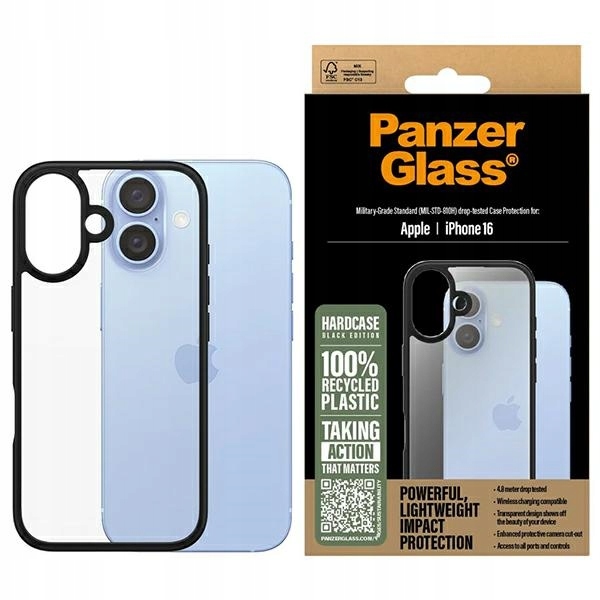 pouzdro zadní kryt kryt PanzerGlass HardCase pro iPhone 16