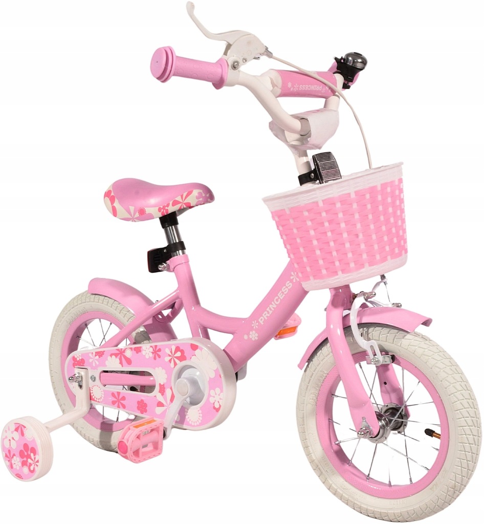 Dětské Kolo 12" pro Dívku Košík Enero Princess