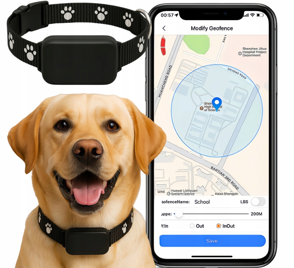 Gps Lokátor Psa A Kočky Obojek Mini Předplatné Aplikace