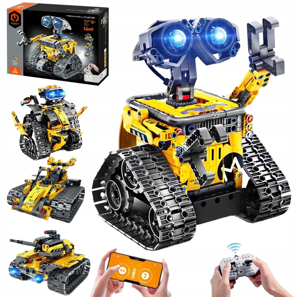 Sada Kostek Stavebnice Dálkově Ovládaný Vzdělávací Robot 4V1