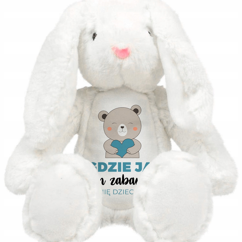 Medvídek Plyšový Mazlíček Přítulníček Králíček Dárek K Prvním Narozeninám, Kde Je Zábava