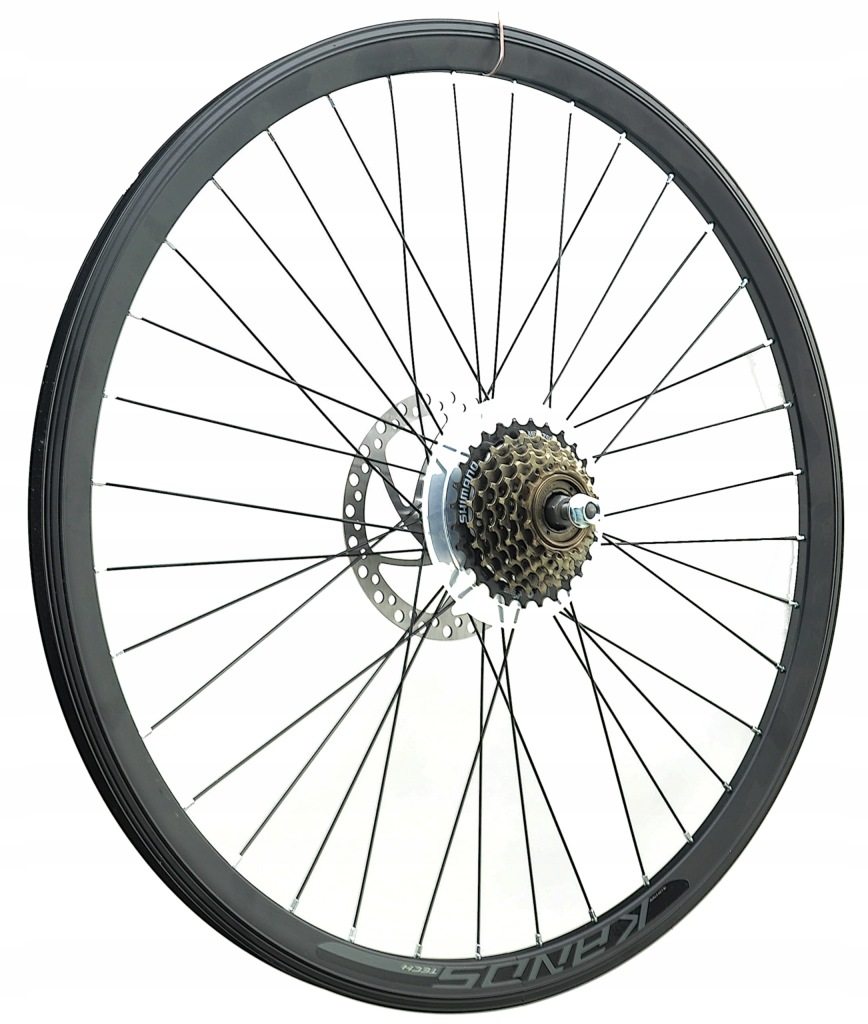 Kolo Na Kolo 28 Palců Zadní Kotoučová Volnoběžka Disc Černá Shimano 7-RZ