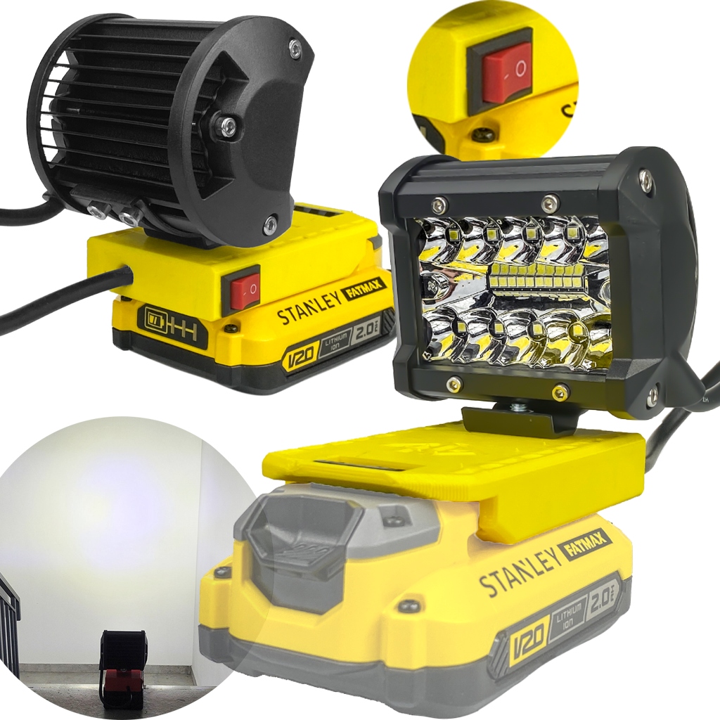 Lampa Pro Stanley V20 Fatmax Led Pracovní Halogen Max