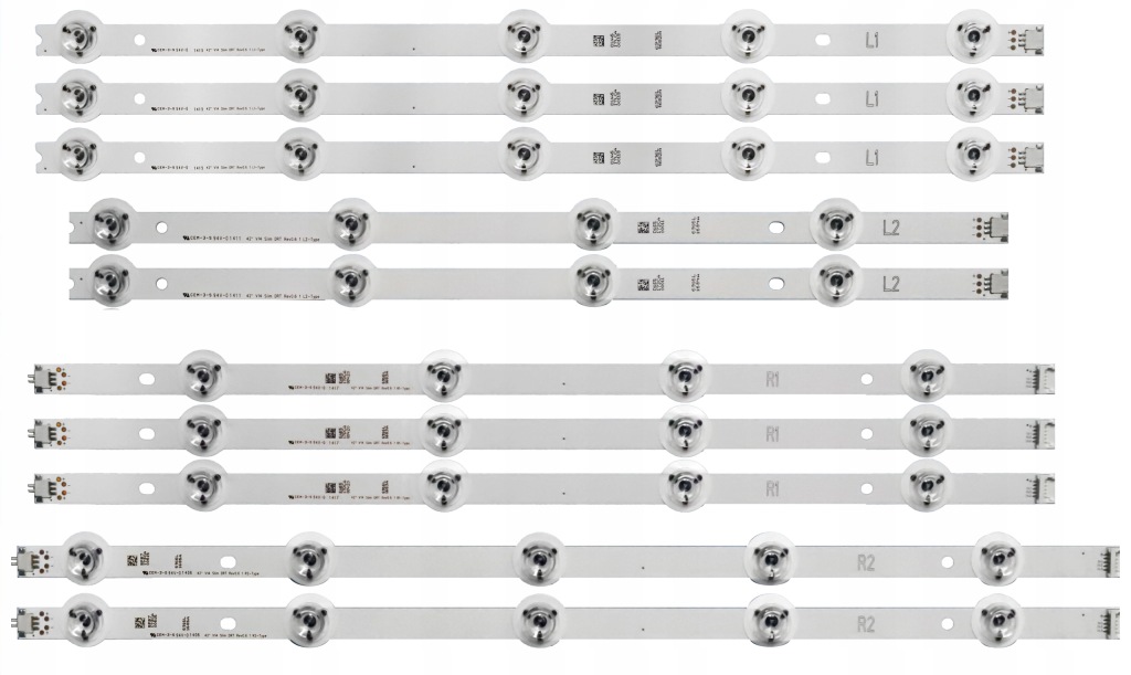 Led lišty Lg 42LB670V 42LB700V 42LB671V slim drt
