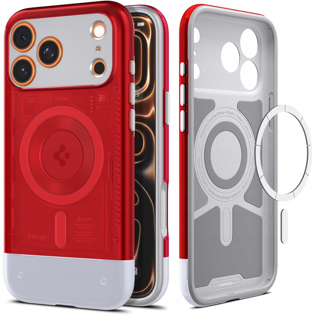 Pouzdro Spigen pro iPhone 17 Pro Max, zadní kryt MagSafe, stylové, hybridní