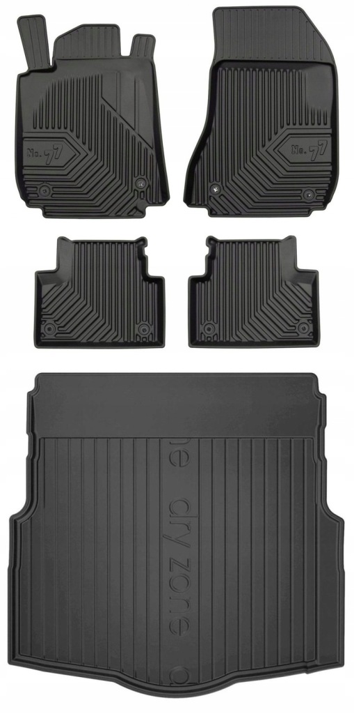 Set 77 Gumové rohože a rohože Alfa Romeo 159 Kombi 2005-2011