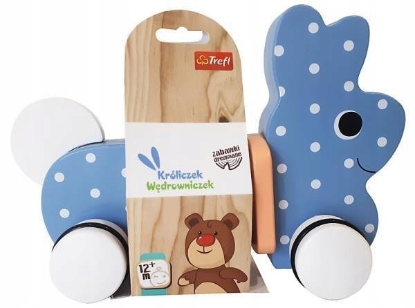 Králíček Hračka Z Ekologického dřeva Unikátní vzory Kreativní aktivity