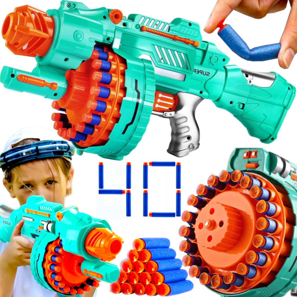 Nerf Raketomet Blaster Pistole Elektrická Puška Automatická Šipky
