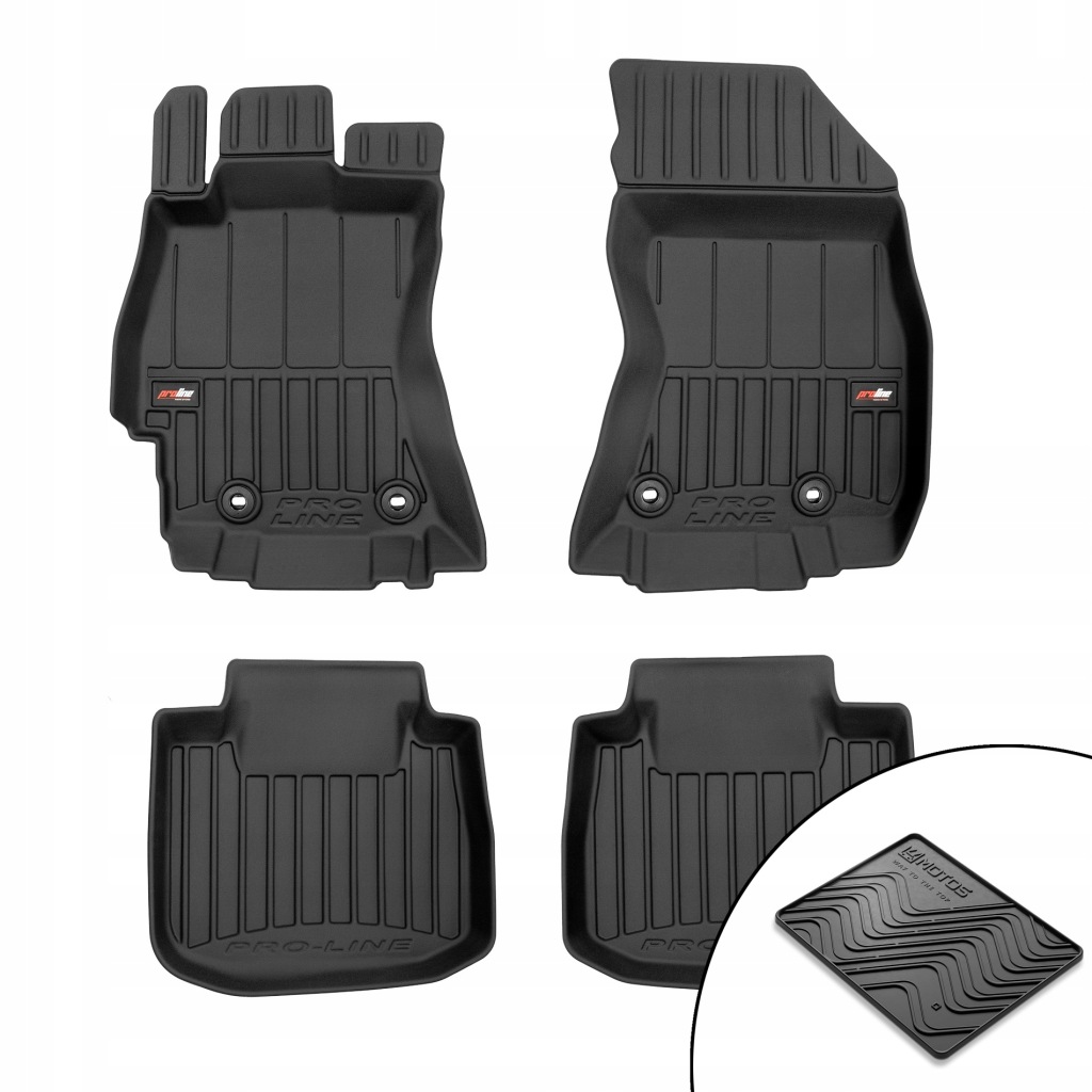3D gumové koberce Subaru Outback V 2014-2019 podložka bonus