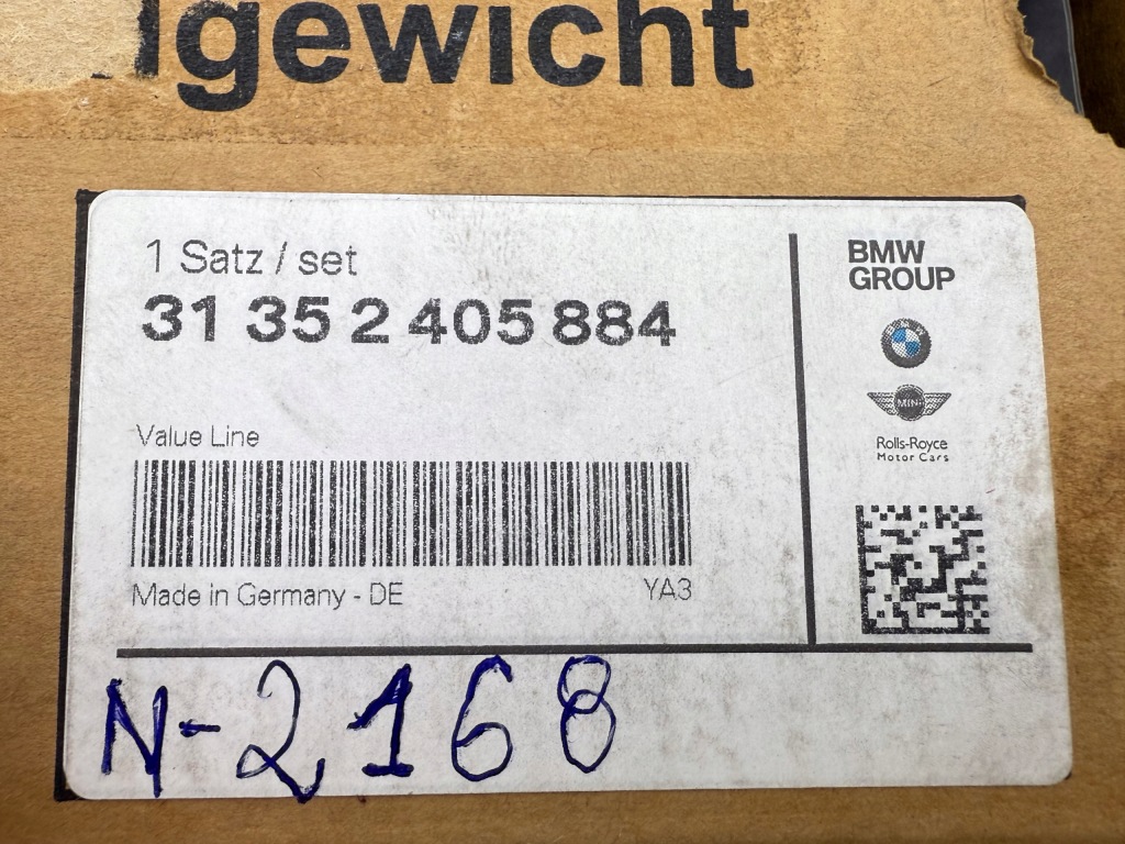 BMW E81 E87 E90 E91 E92 Zestaw Naprawczy Łożyska Amortyzatora Oryginalny — zdjęcie 4