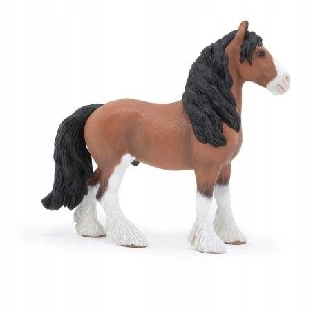 Figurka Kůň Clydesdale Figurky Zvířata Hračky Rozvíjející Realistické