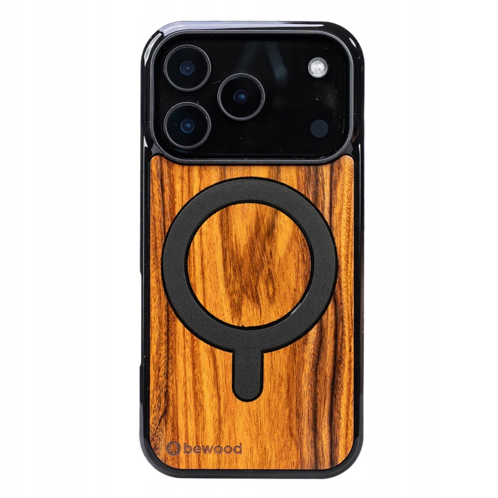 Dřevěné Pouzdro Bewood pro iPhone 17 Pro Palisander Santos s MagSafe