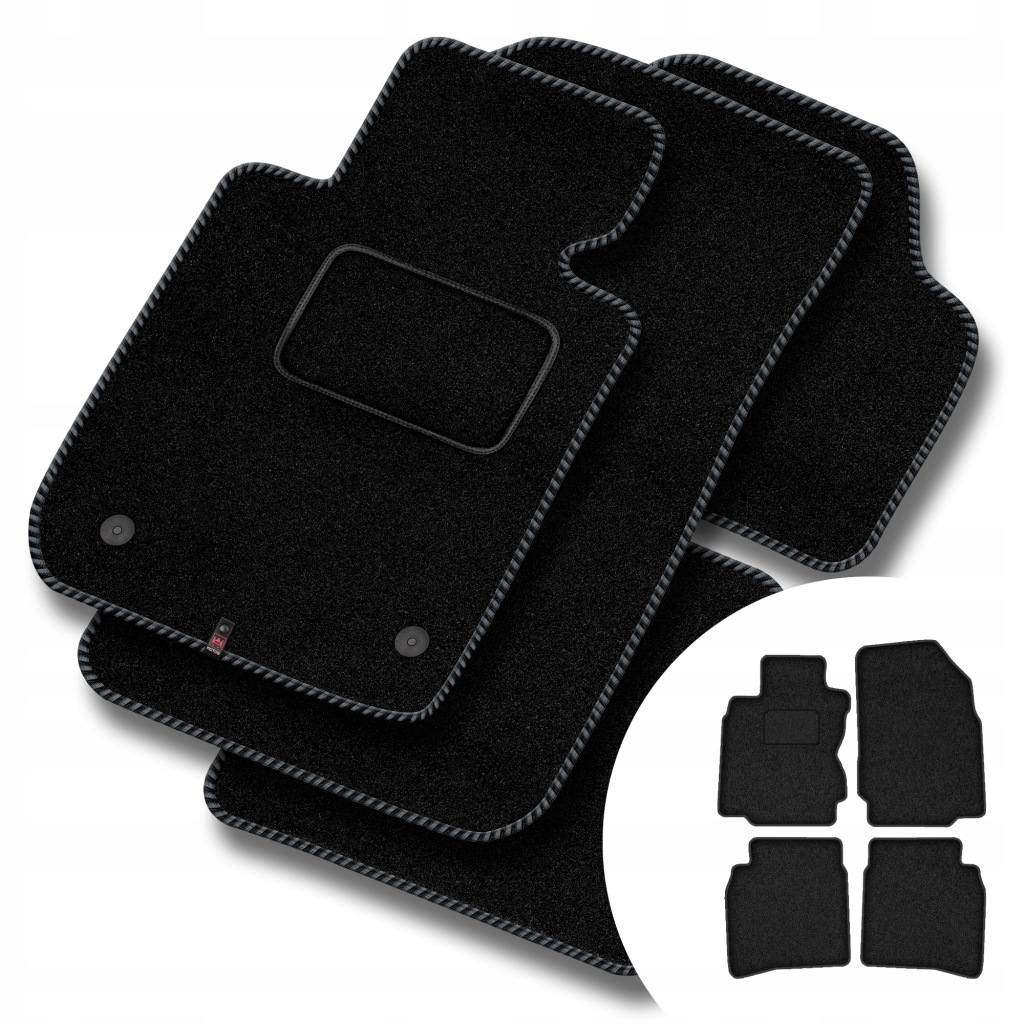 Velurové koberce Streak pro Nissan Note I E11 2006-2013