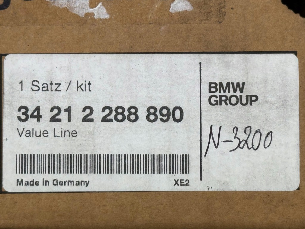 BMW E81 E87 E90 E92 Klocki Hamulcowe Tylne z Czujnikiem Nowe OE 2413041 — zdjęcie 9