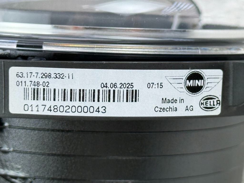 MINI Cooper F54 F55 F56 Cabrio F57 Lewy Halogen Lampa Nowa OE 7298332 — zdjęcie 4
