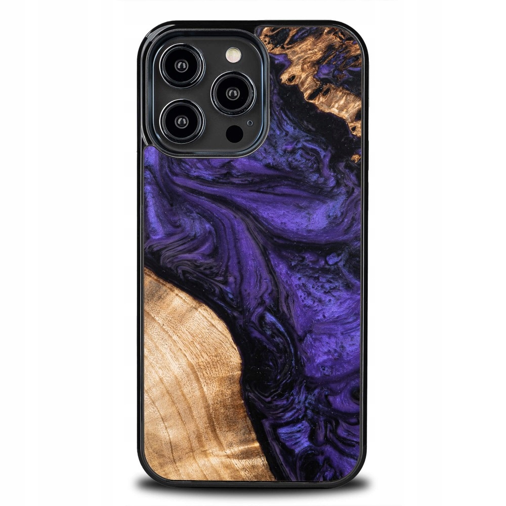 Pouzdro Bewood Unique pro iPhone 14 Pro Max fialové